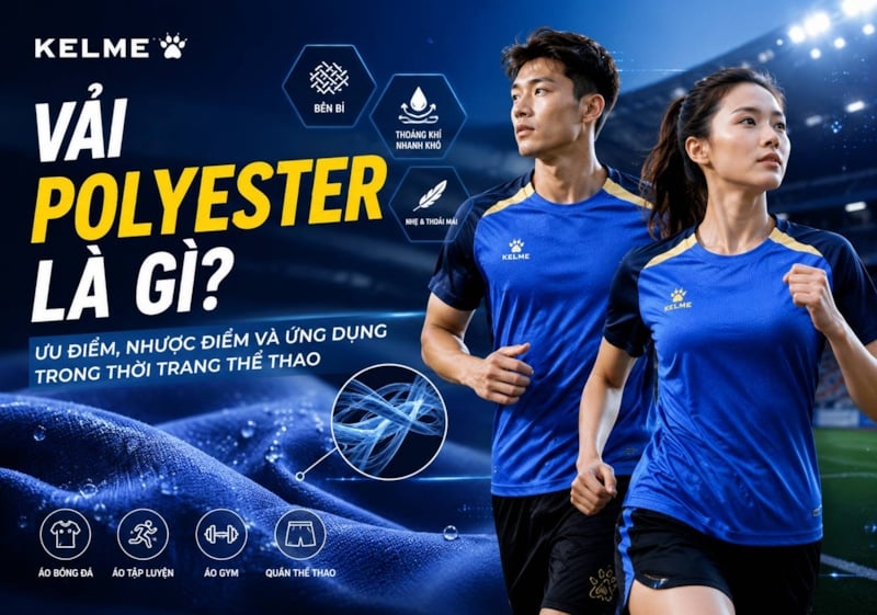 Vải Polyester Là Gì? Tất Tần Tật Về Chất Liệu Vàng của Thể Thao