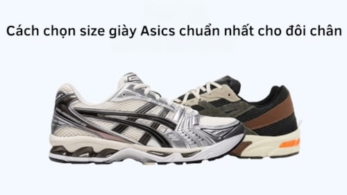 Cách Chọn Size Giày Asics Chuẩn Xác - Hướng Dẫn Chi Tiết Từ Sport9