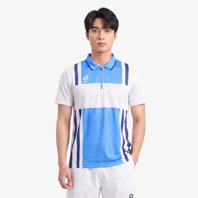 Áo polo thể thao nam Jogarbola Kumho màu xanh dương