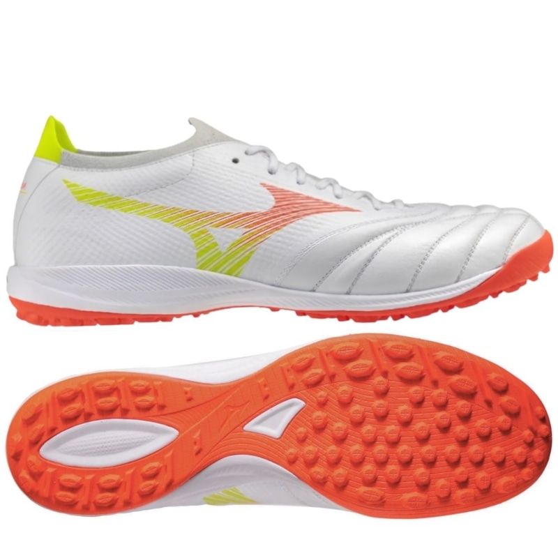 Mizuno Morelia Neo 5 Beta Pro TF - Trắng/Cam/vàng - P1GD269454