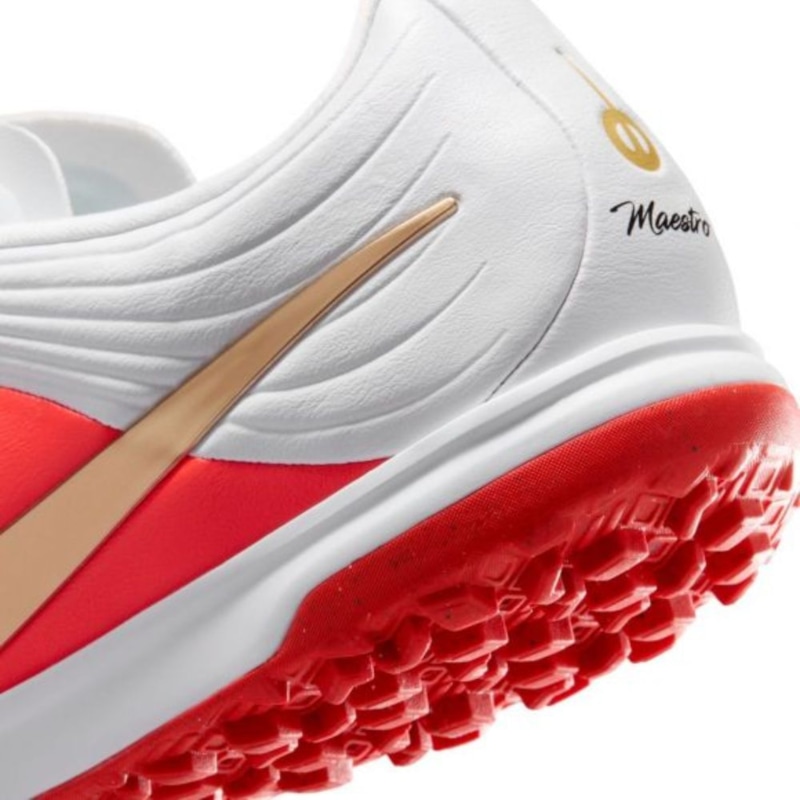 Nike Tiempo Maestro Academy TF - Trắng/Vàng/Đỏ - IB4484-100