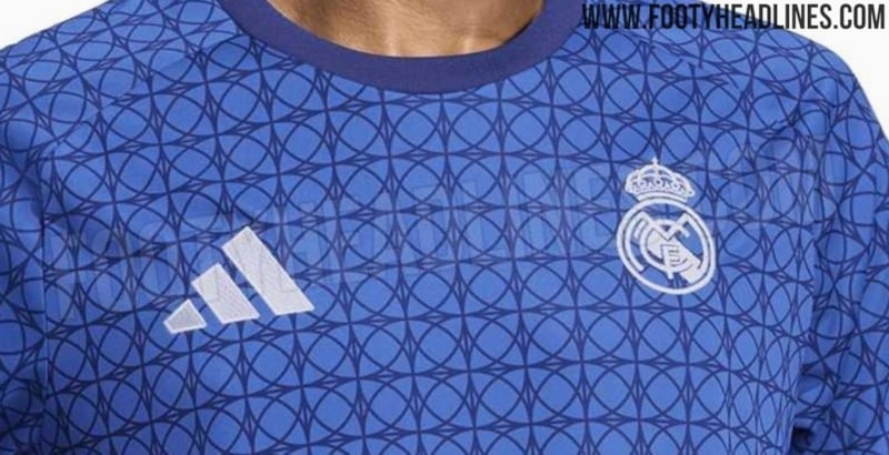 Real Madrid công bố áo pre-match kỷ niệm 125 năm thành lập với thiết kế sang trọng