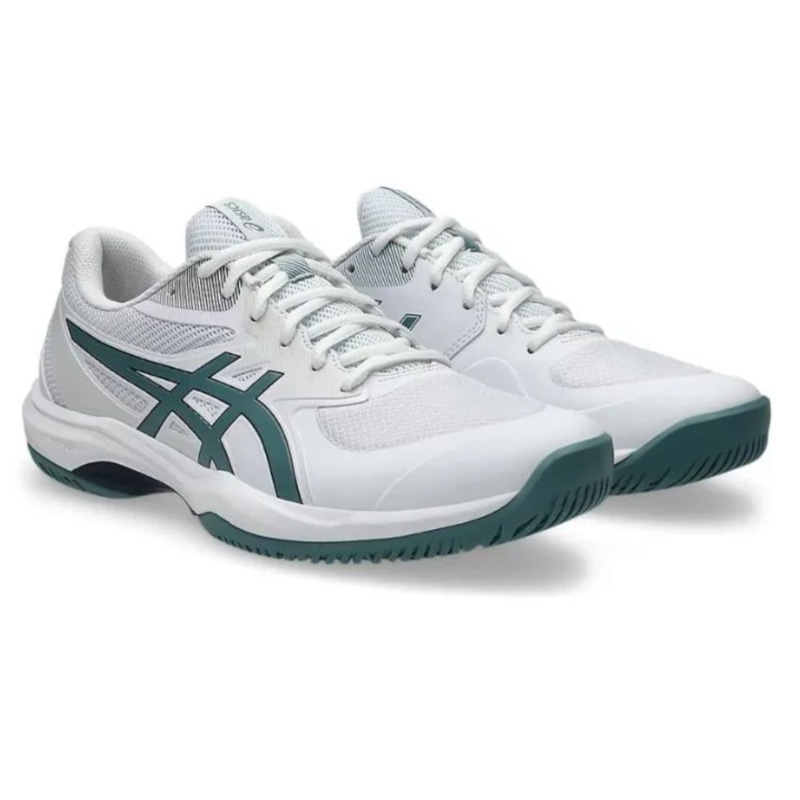 Giày Pickleball Asics Game FF - Trắng/Xanh - 1041A489-105