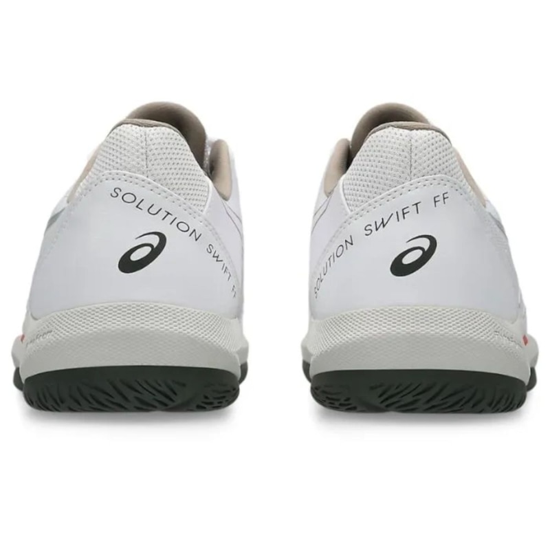 Giày Pickleball Asics Solution Swift FF 2 - Trắng/Xanh Rêu - 1041A466-105