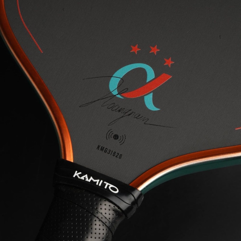 Vợt Pickleball Kamito Alpha X 3 Sao Triple Star Emerald Orange