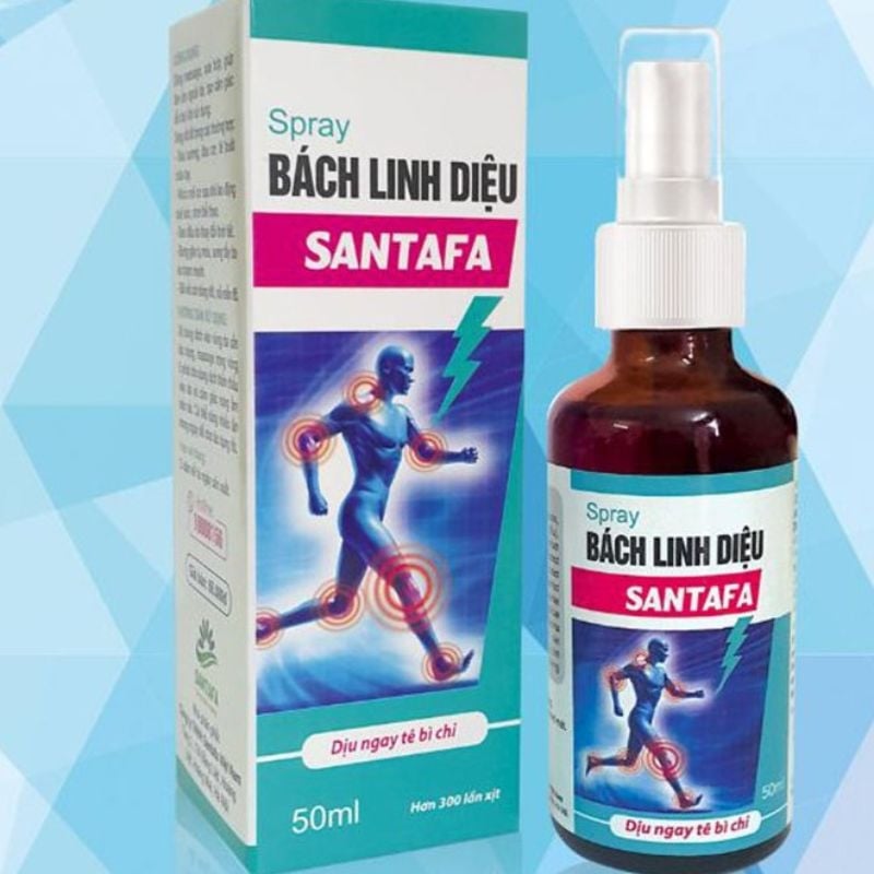 Bình xịt lạnh giảm đau Spray Bách Linh Diệu Santafa