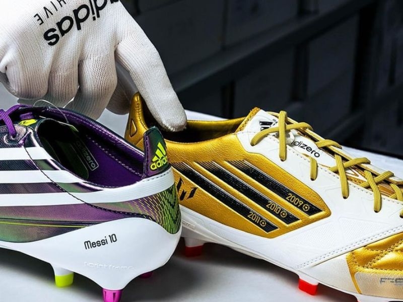 Messi 2010- F50 adiZero TRX SG “Chameleon" & Messi 2012- F50 adiZero TRX FG "FIFA Ballond’Or”