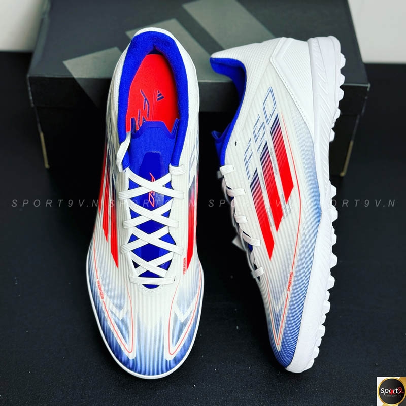  adidas F50 League Advancement TF - Trắng/Xanh - IF1343