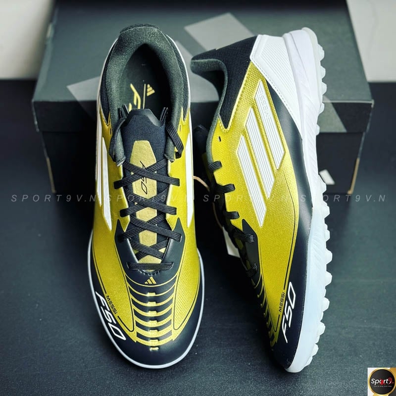 adidas F50 League TF Messi Vàng/Trắng - IG9282