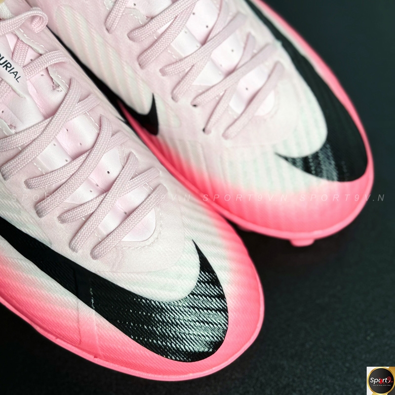 Nike Zoom Mercurial Vapor 15 Academy TF Mad Brilliance - Hồng/Đen - DJ5635-601