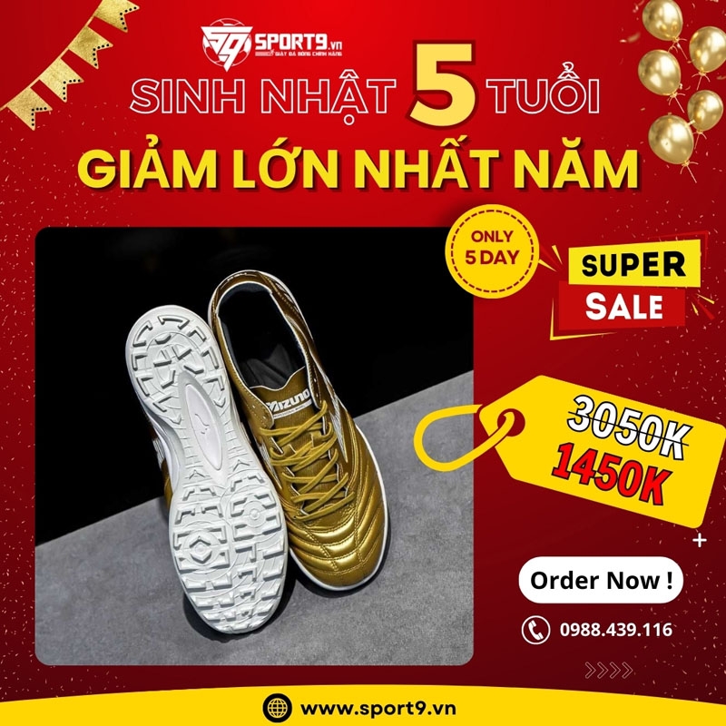 Mẫu giày Mizuno Neo 3 Pro siêu hot chỉ còn 1450k