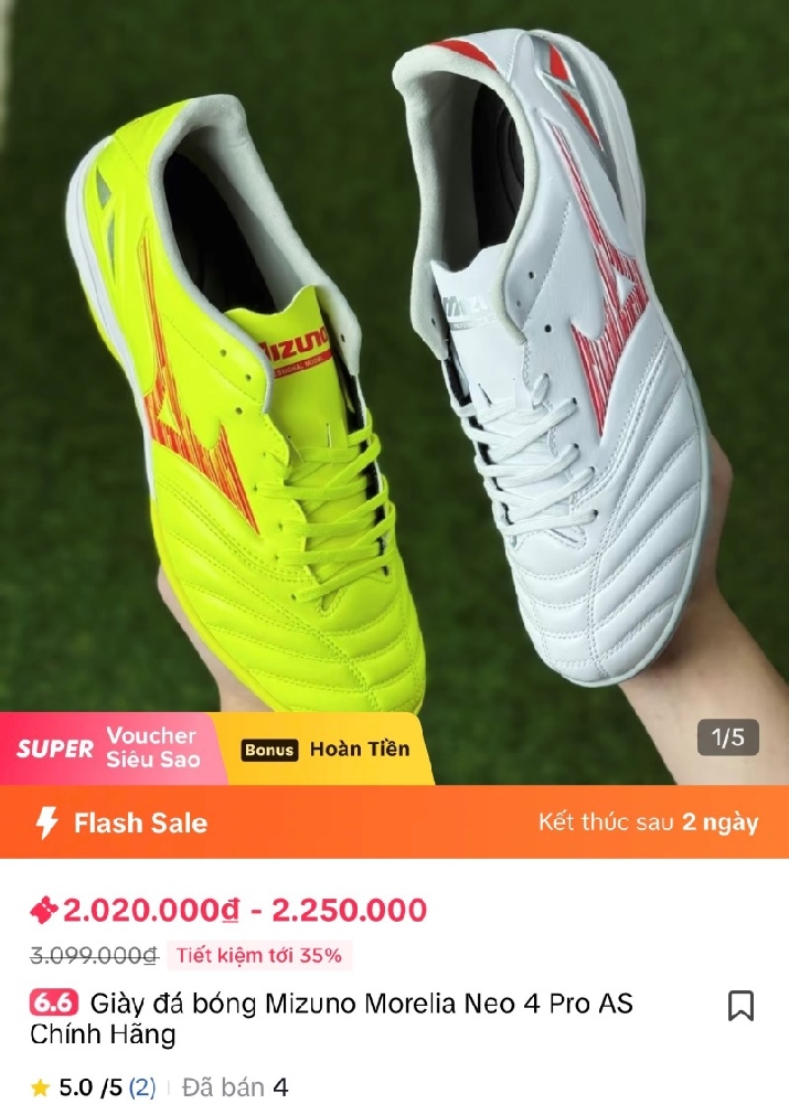 Mizuno Morelia Neo 4 Pro 