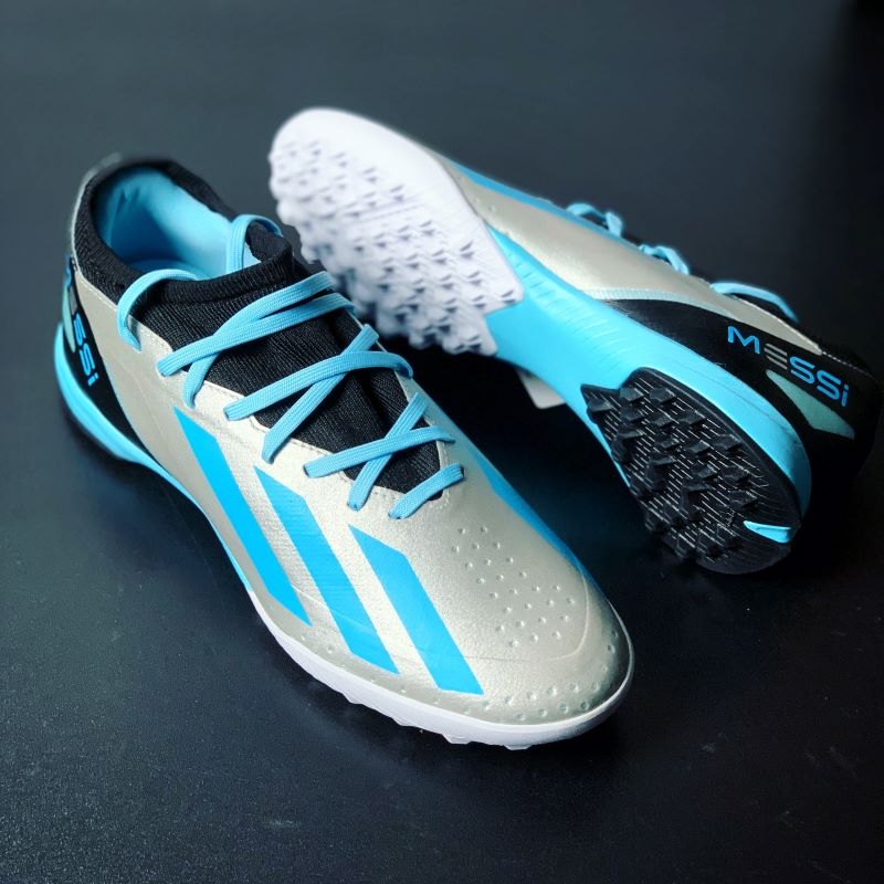 adidas X Crazyfast .3 Messi TF - Xám/Xanh - IE4074