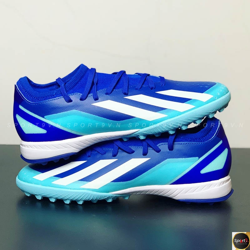 adidas X Crazyfast .3 TF Marine Rush - Xanh Dương/Trắng - ID9338