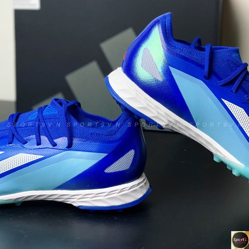 adidas X Crazyfast .1 TF Marine Rush - Xanh Dương/Trắng - IE6633