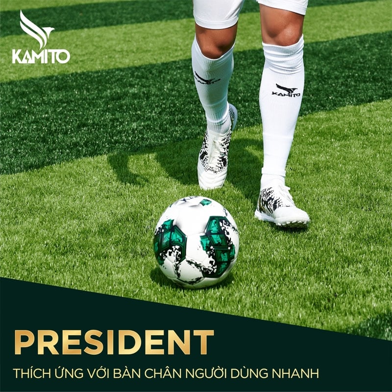 Kamito President TF - Trắng Đen - KMTF230350