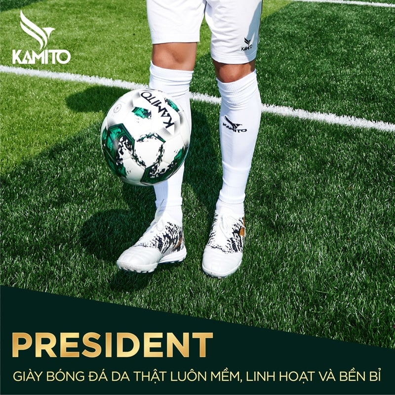 Kamito President TF - Trắng Đen - KMTF230350