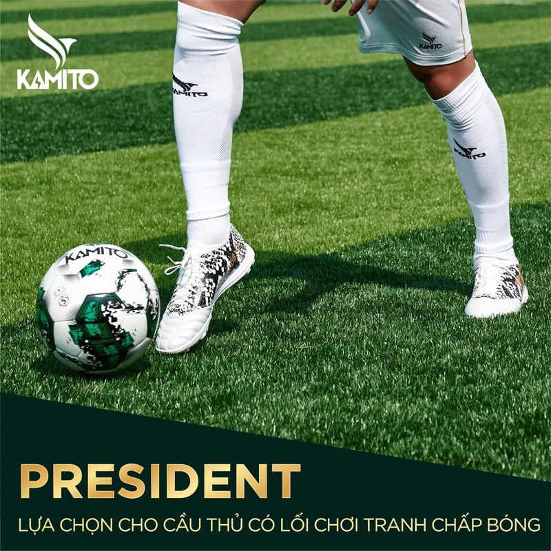 Kamito President TF - Trắng Đen - KMTF230350