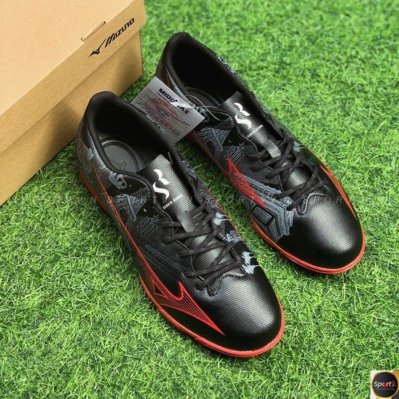 Giày đá banh cỏ nhân tạo Mizuno Alpha α Select AS SR4 - Đen