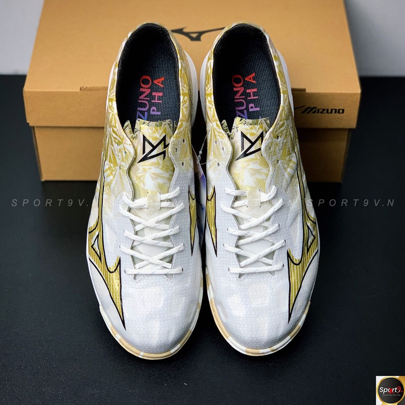 Mizuno Alpha Elite AS - P1GD246250 - Trắng/Vàng