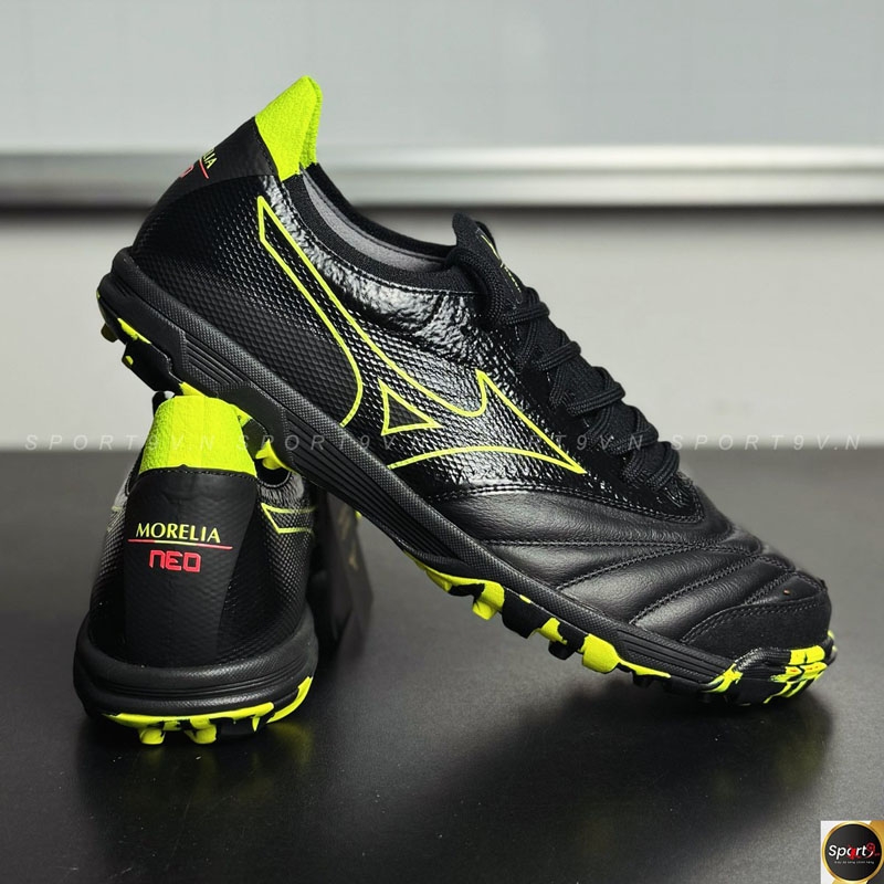 Mizuno Morelia Neo Sala Beta Japan TF - Đen/Xanh -  Q1GB249045