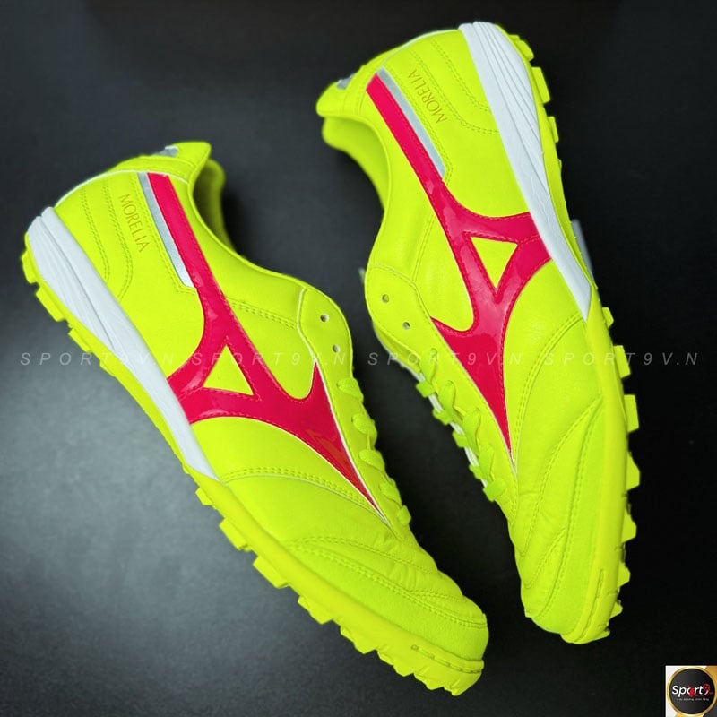 Mizuno Morelia Sala Elite TF - Q1GB240145 - Vành Xanh/Đỏ