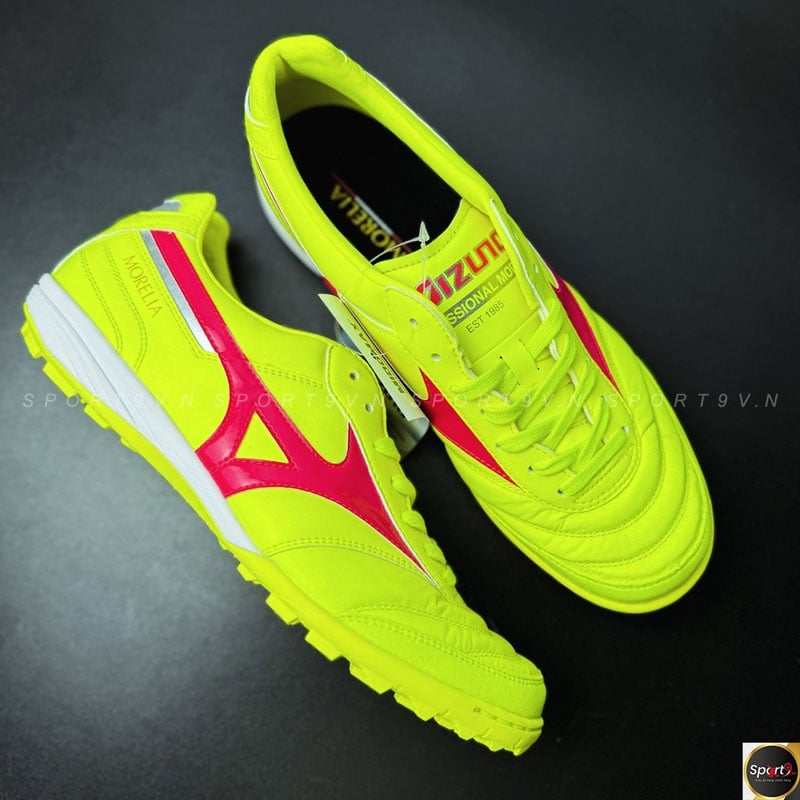 Mizuno Morelia Sala Elite TF - Q1GB240145 - Vành Xanh/Đỏ