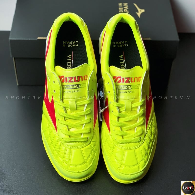 Mizuno Morelia Sala Japan TF - Vàng Xanh/Đỏ - Q1GB240045