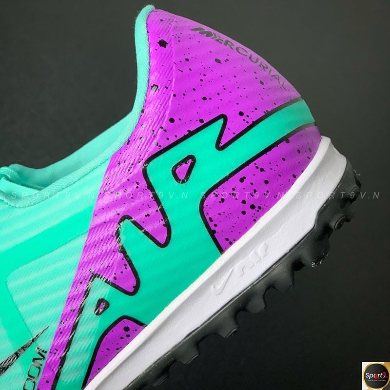 Nike Zoom Mercurial Vapor 15 Academy TF - Xanh Lơ/ Tím - DJ5635-300