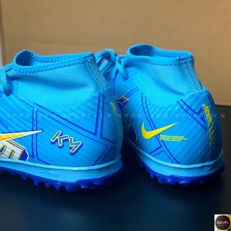 Nike Zoom Mercurial Superfly 9 Academy KM TF - Xanh/Vàng - DO9347-400