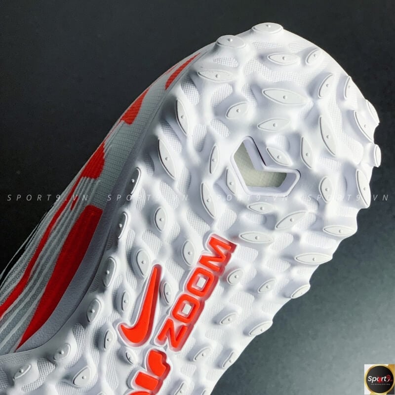 Nike Air Zoom Mercurial Vapor 15 Pro TF - Trắng/Đen/Đỏ - DJ5605-600