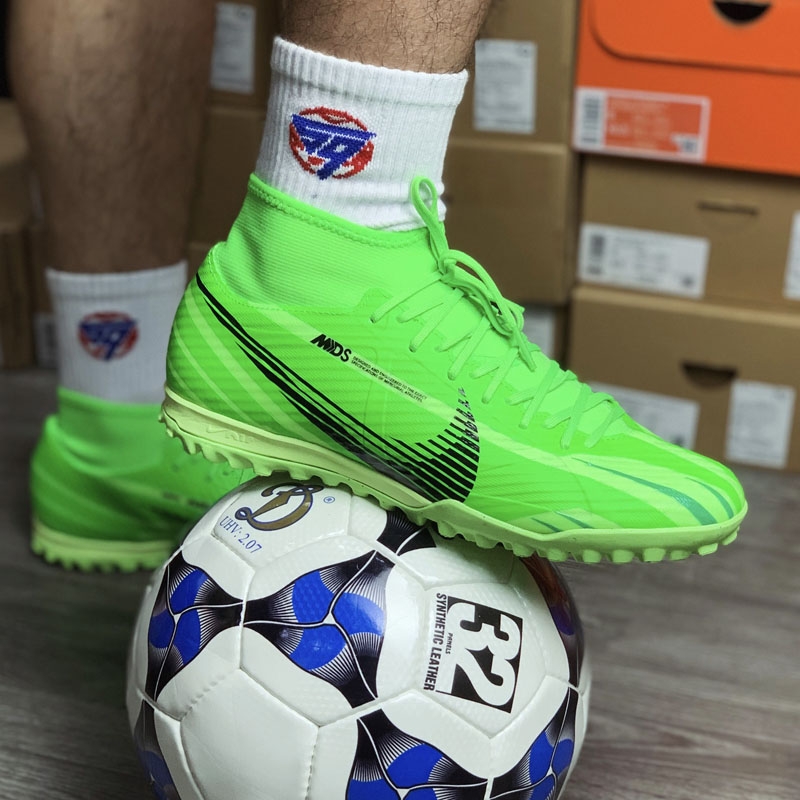 Nike Zoom Mercurial Superfly 9 Academy MDS008 TF - Xanh Lá - FJ7199-300