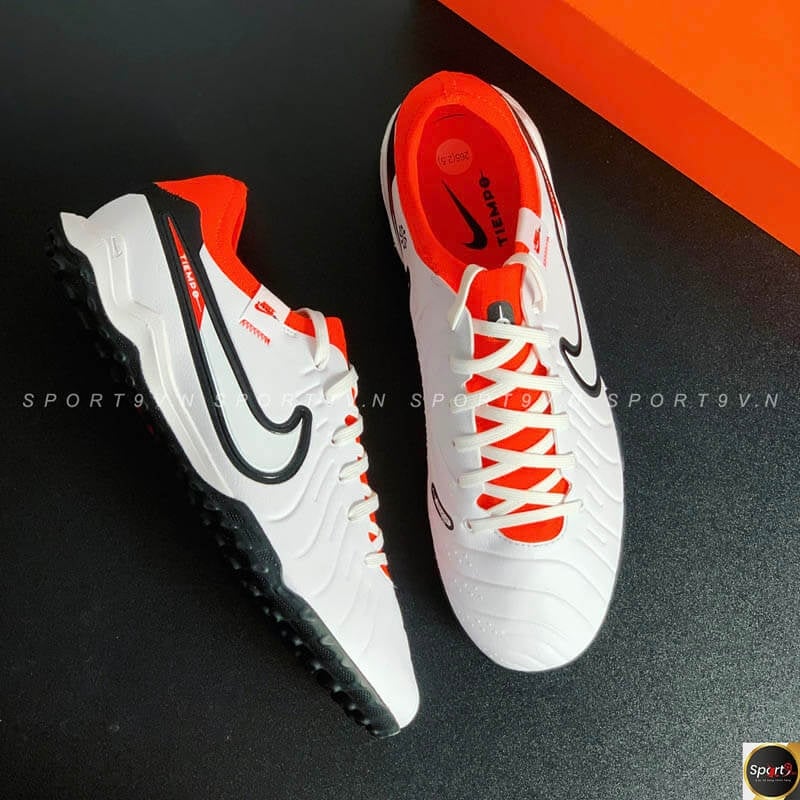 Nike Tiempo Legend 10 Pro TF Ready - Trắng/Đen/Đỏ - DV4336-100