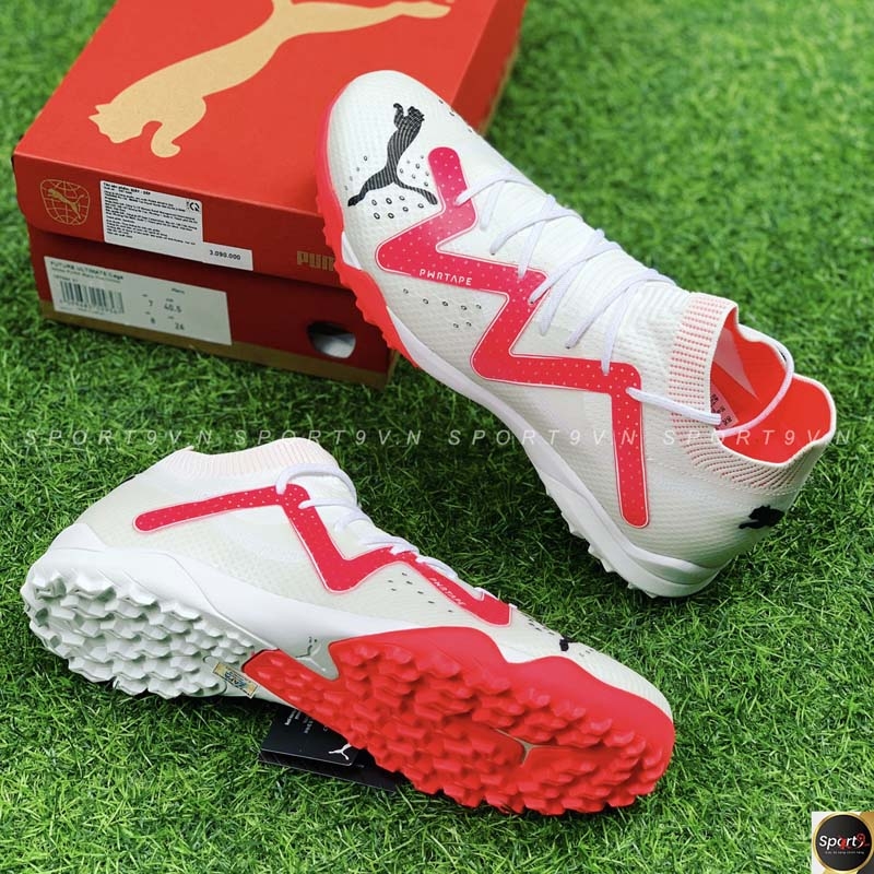 PUMA Future Ultimate Cage TT Breakthrough - Trắng/Hồng - 107364-01