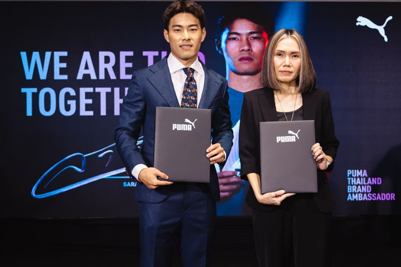 Sarach Yooyen trở thành đại sứ thương hiệu của Puma tại Thái Lan