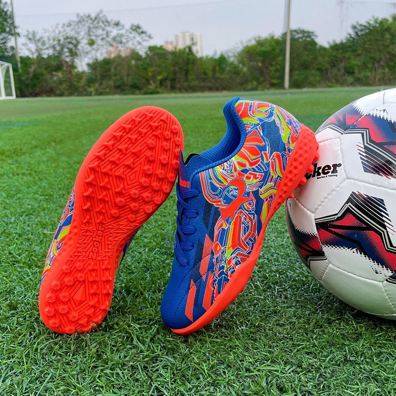 Giày đá bóng trẻ em Zocker Kiên Cường - Xanh Cam