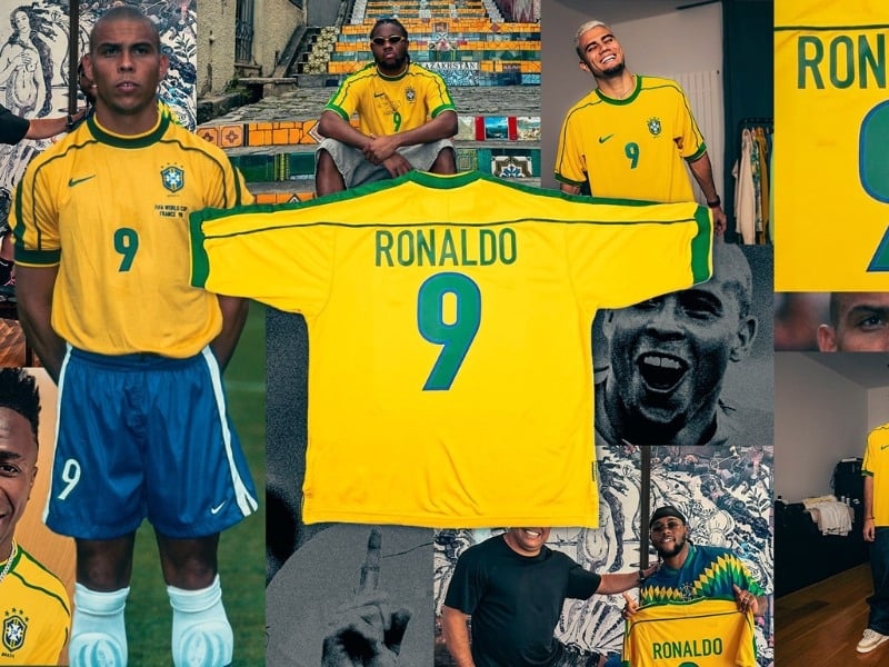 Tái xuất áo đấu Brazil