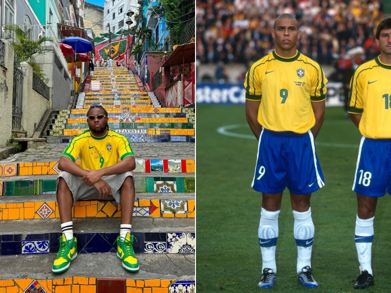 Nike tái xuất áo đấu Brazil