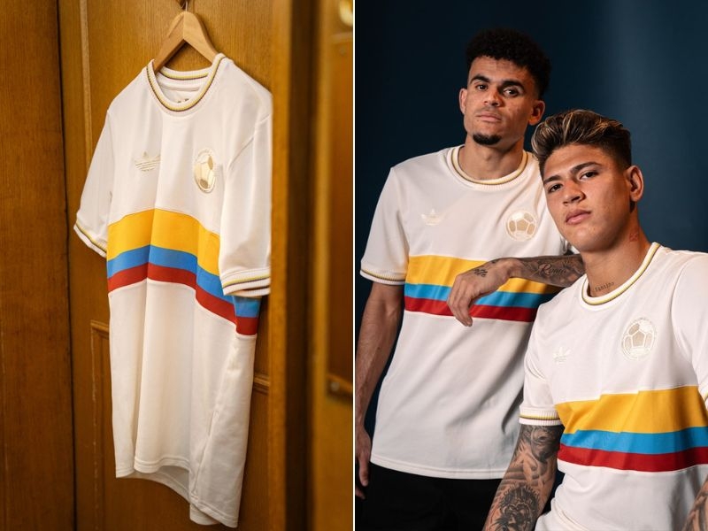 Áo đấu kỉ niệm 100 năm bóng đá Colombia