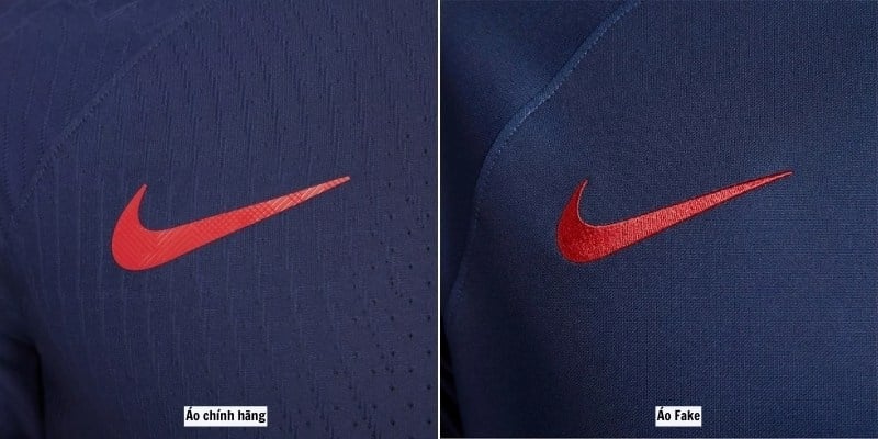 Phân biệt áo đấu chính hãng và áo Fake