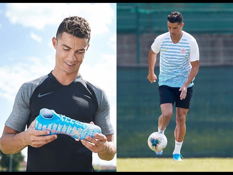 CR7 và những đôi giày bóng đá màu đen