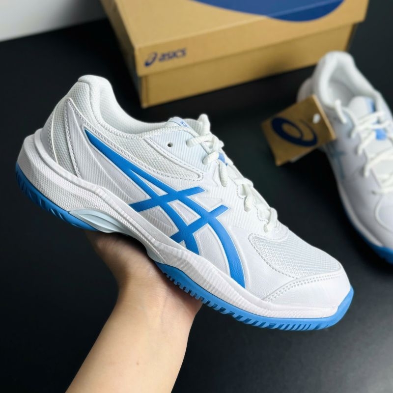 Giày Asics Gel Game GS 1044A083 - 100 Trắng Xanh