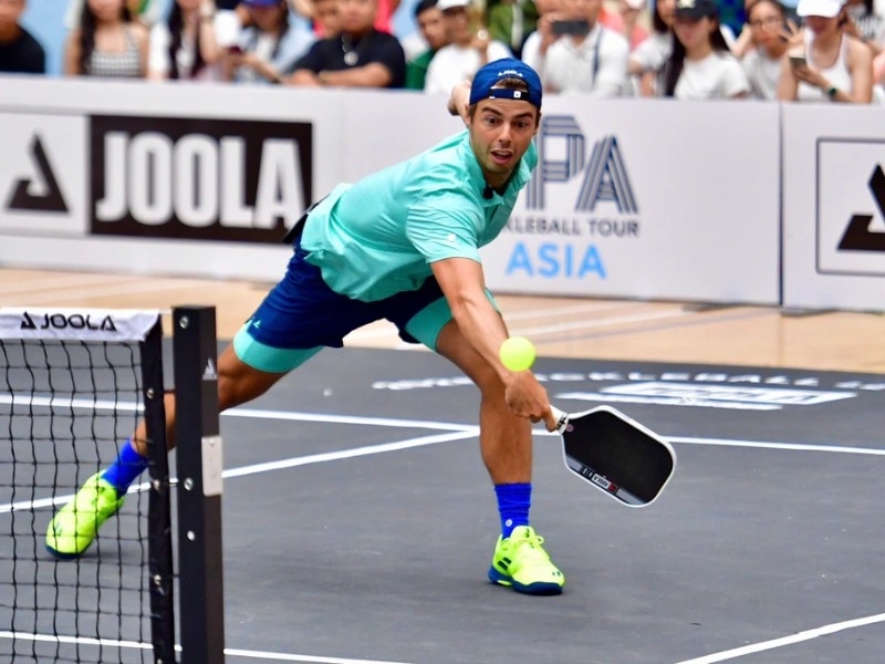 Cách tính điểm pickleball trong nội dung đánh đơn