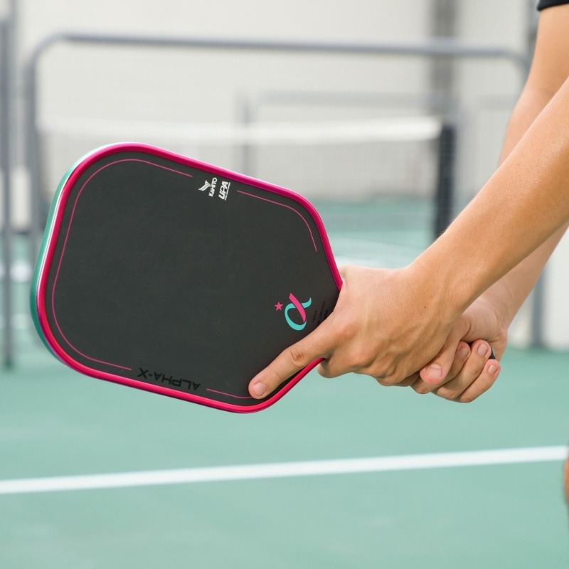 Vợt Pickleball Kamito Alpha X - Màu Xanh Hồng