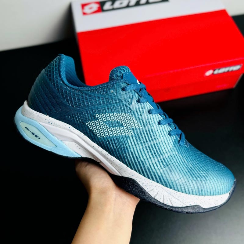 Giày Pickleball Lotto Mirage 300 III SPD - 218992 ATC - Màu Xanh