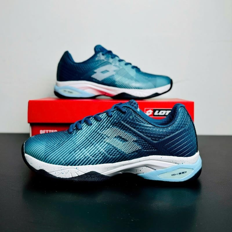 Giày Pickleball Lotto Mirage 300 III SPD - 218992 ATC - Màu Xanh