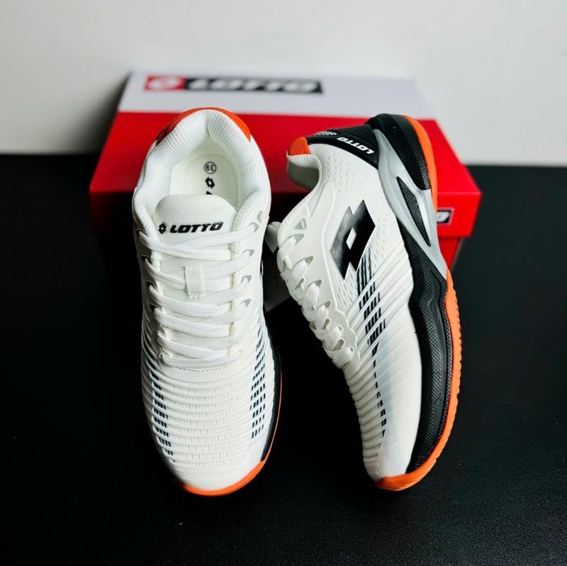 Giày Pickleball Lotto Francis - LOTTE250701O - Màu Trắng Cam