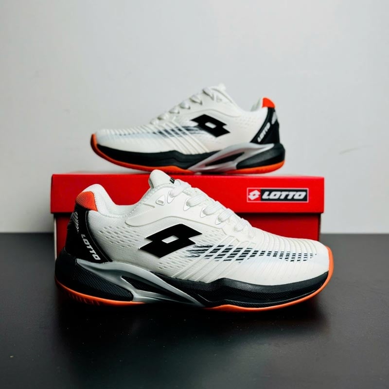 Giày Pickleball Lotto Francis - LOTTE250701O - Màu Trắng Cam