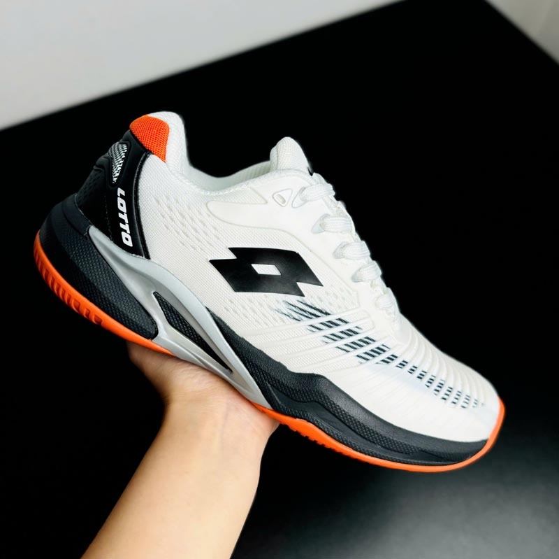 Giày Pickleball Lotto Francis - LOTTE250701O - Màu Trắng Cam