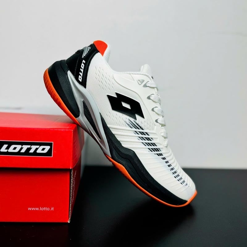 Giày Pickleball Lotto Francis - LOTTE250701O - Màu Trắng Cam